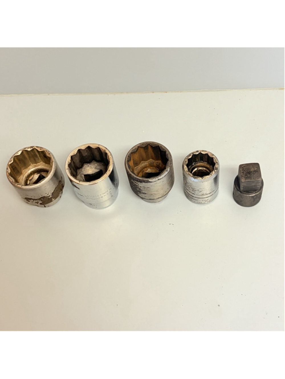 Vintage PROTO Professional USA Large Socket Adapter Lot 5pc 3/4 Drive SAE